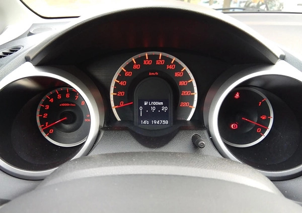 Honda Jazz cena 16500 przebieg: 195000, rok produkcji 2010 z Żagań małe 79